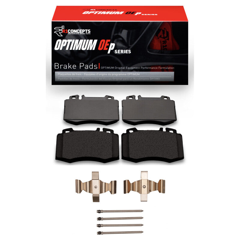 R1 Concepts R1 07-12 Mercedes-Benz E350 Front Optimum OE Pads & Hardware Kit