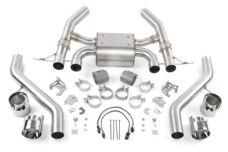 Dinan 23-26 BMW M2 (G87) Valved Axleback Exhaust System - Polished Tips
