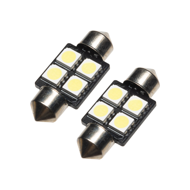 ORACLE Lighting Oracle 33MM 4 LED 3-Chip Festoon Bulbs (Pair) - Cool White