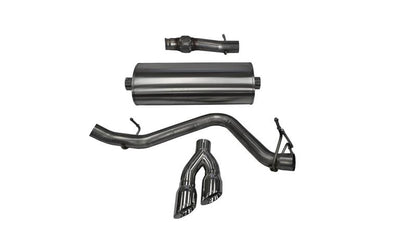 CORSA Performance Corsa 14-19 GMC Sierra/Chevy Silv 1500 Reg. Cab/Std. Bed 5.3L V8 Polished  Single Side CB Exhaust