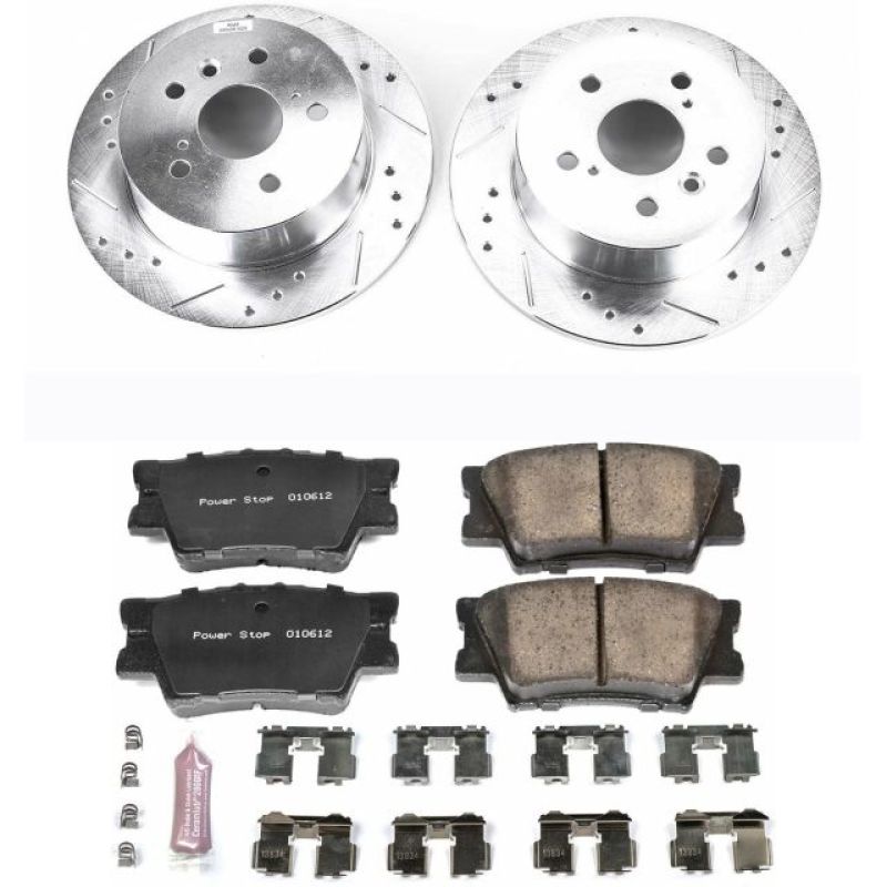 PowerStop Power Stop 07-12 Lexus ES350 Rear Z23 Evolution Sport Brake Kit