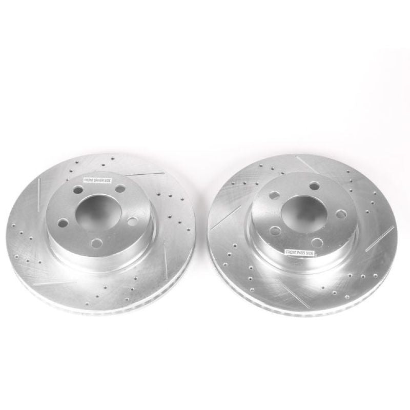 PowerStop Power Stop 01-03 Ford Explorer Sport Front Evolution Drilled & Slotted Rotors - Pair