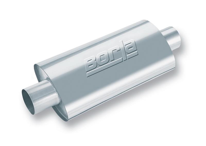 Borla XR-1 Racing Sportsman 3 inch Outlet / 3 inch Inlet Oval Muffler