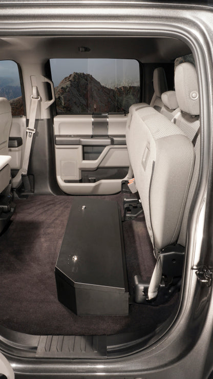 Tuffy Products Tuffy Underseat Lockbox 2/3 Length W/ Keyed Lock For Ford Fseries Supercrew