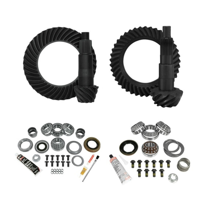 Yukon Gear & Axle Yukon Gear & Install Kit Package Jeep JL Non-Rubicon D44 (M220) R / D30 (M186) F - 4.88 Ratio