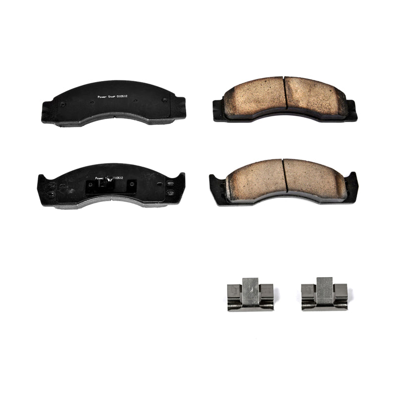 PowerStop Power Stop 01-02 Ford E-450 Econoline SD Front or Rear Z17 Evolution Ceramic Brake Pads w/Hardware