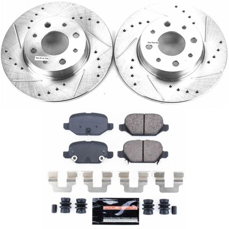 PowerStop Power Stop 13-18 Fiat 500 Rear Z23 Evolution Sport Brake Kit