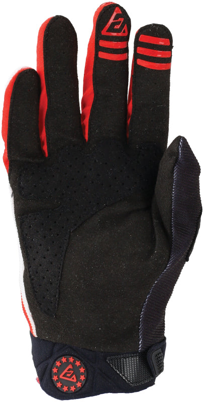 Answer Peak Flo Gloves Black/Red/White - Large