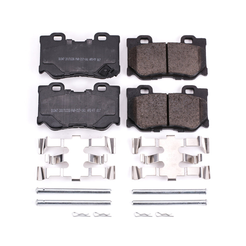 PowerStop Power Stop 09-13 Infiniti FX50 Rear Z17 Evolution Ceramic Brake Pads w/Hardware