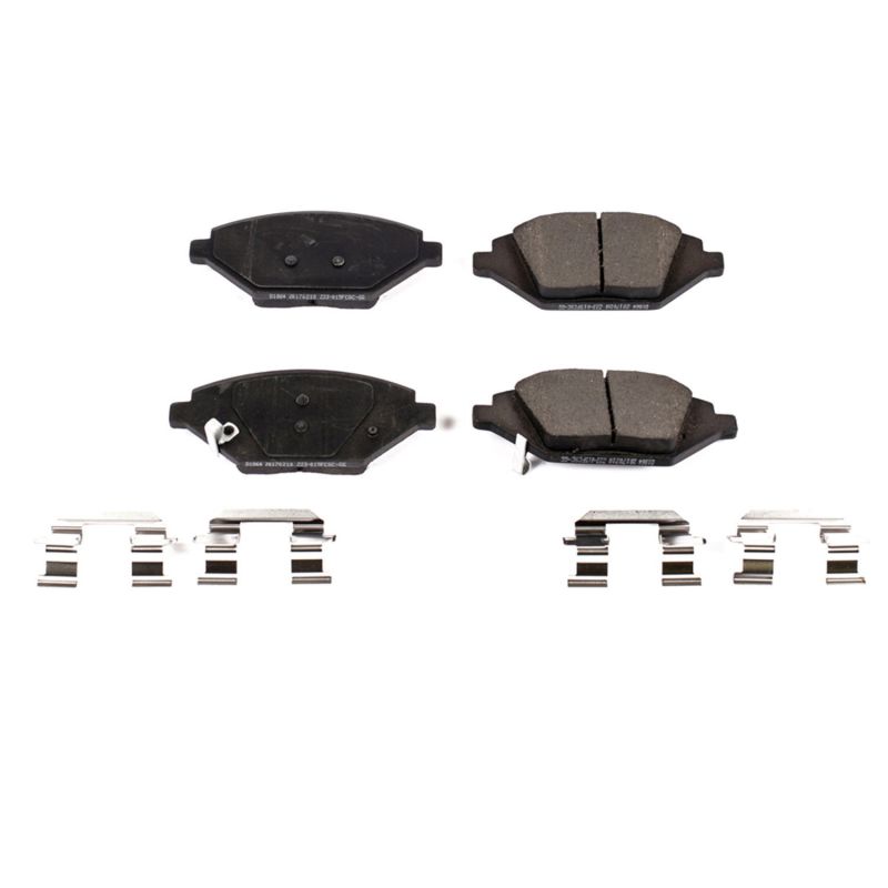 PowerStop Power Stop 16-19 Chevrolet Spark Front Z17 Evolution Ceramic Brake Pads w/Hardware