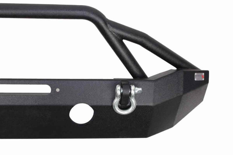 Fishbone Offroad 07-18 Jeep Wrangler JK Full Width Front Winch Bumper - Black Powdercoat