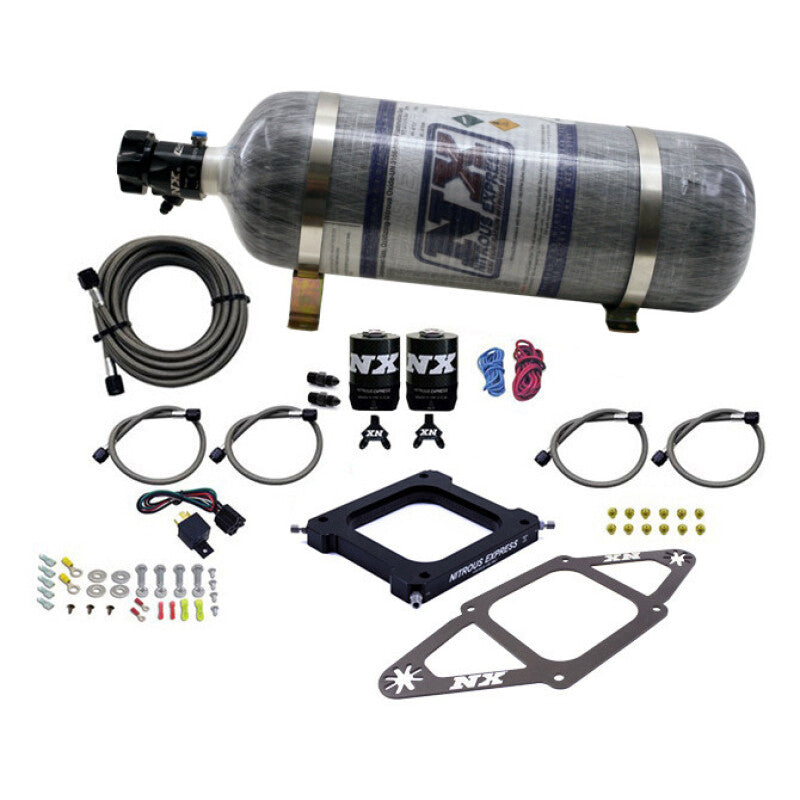 Nitrous Express 4500 Assassin Plate Pro Power Nitrous Kit (100-500HP) w/12lb Bottle