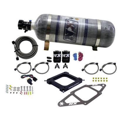 Nitrous Express 4500 Assassin Plate Pro Power Nitrous Kit (100-500HP) w/12lb Bottle