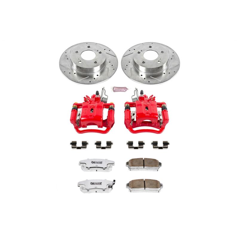 PowerStop Power Stop 2001 Infiniti I30 Rear Z26 Street Warrior Brake Kit w/Calipers