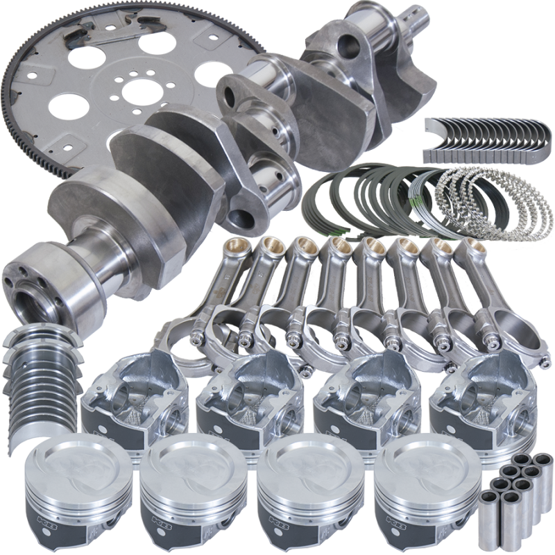 Eagle Chevy LT1350 1Pc 3.750in Crank 5.700in I-Beam Rods 4.040in Pistons 168 Tooth FP Bal Assembly