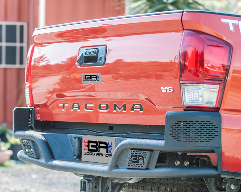 Body Armor 4x4 2016+ Toyota Tacoma Desert Series Rear Bumper