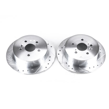 PowerStop Power Stop 09-16 Toyota Venza Rear Evolution Drilled & Slotted Rotors - Pair