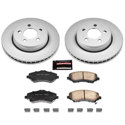 PowerStop Power Stop 07-11 Dodge Nitro Front Z17 Evolution Geomet Coated Brake Kit