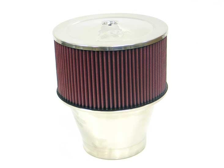 K&N Engineering K&N Marine 5.125in Flange ID x 9in OD x 10.5in H Round Straight Flame Arrestor