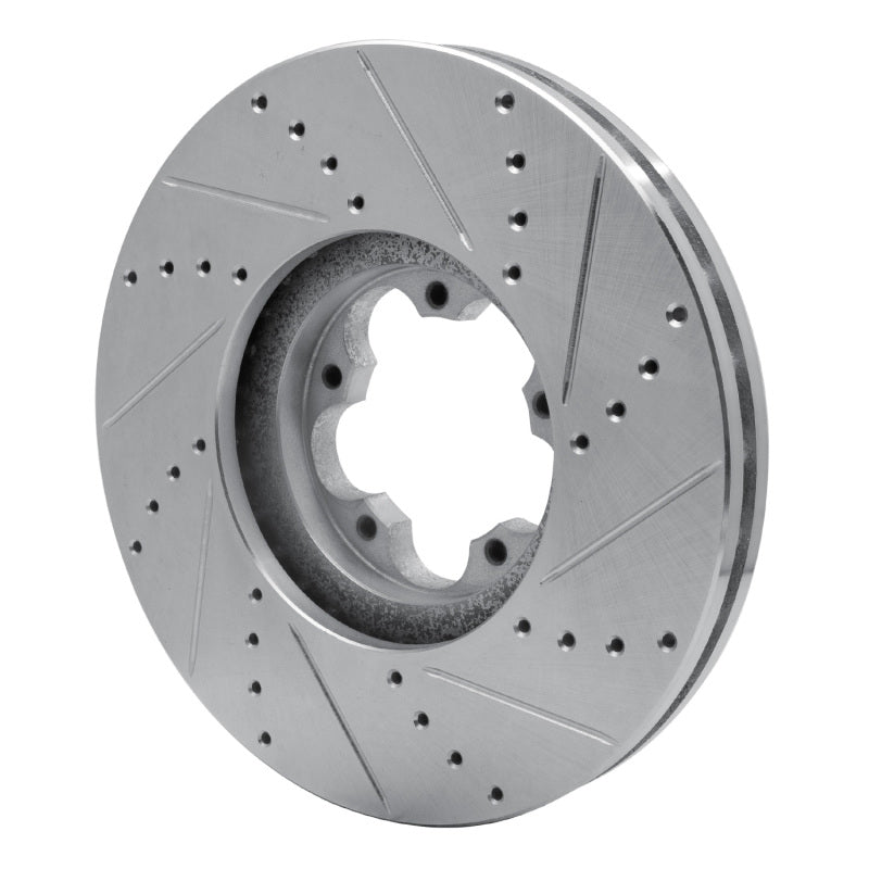 R1 Concepts R1 14-19 Ford Transit (Mexico) Front Left Drilled & Slotted Silver Brake Rotor