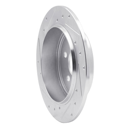 R1 Concepts R1 95-03 Chrysler PT Cruiser Rear Right Drilled & Slotted Silver Brake Rotor