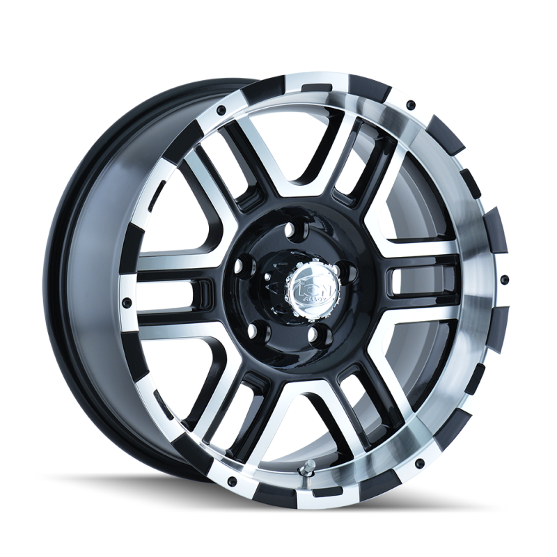 ION Wheels ION Type 179 16x8 / 6x139.7 BP / 10mm Offset / 106mm Hub Black/Machined Wheel