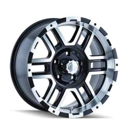 ION Wheels ION Type 179 17x8 / 5x135 BP / 10mm Offset / 87mm Hub Black/Machined Wheel