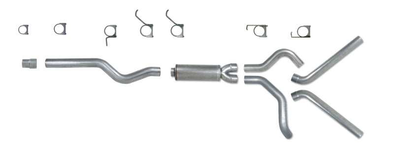 Diamond Eye Performance Diamond Eye KIT 4in Catback DUAL SS: 2006-2007.5 CHEVY/GMC 6.6L 2500/3500