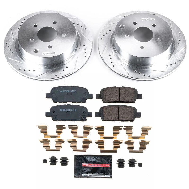 PowerStop Power Stop 2009 Infiniti FX35 Rear Z23 Evolution Brake Kit