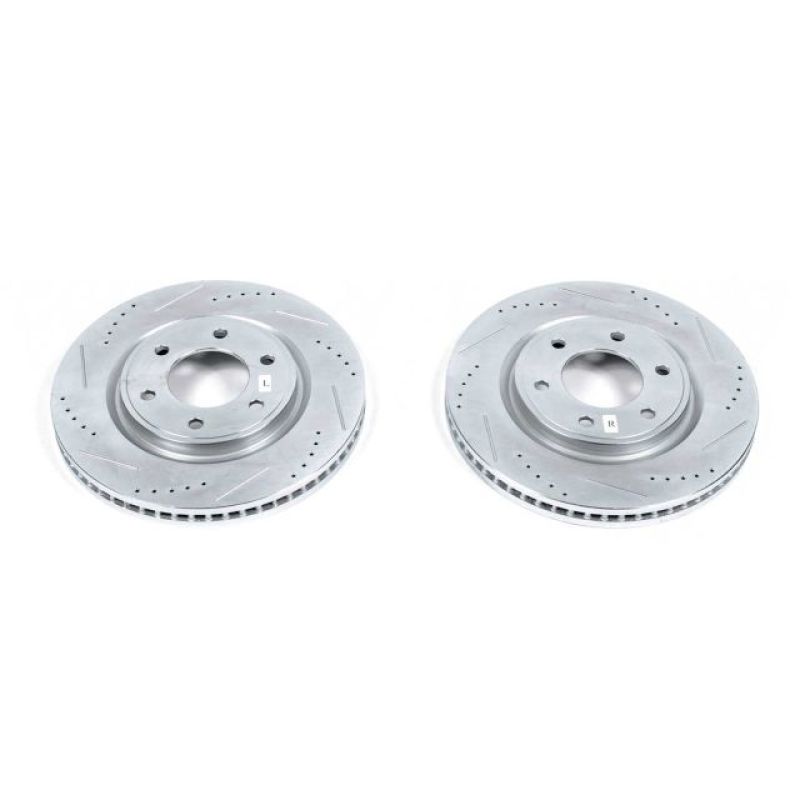 PowerStop Power Stop 11-13 Infiniti QX56 Front Evolution Drilled & Slotted Rotors - Pair