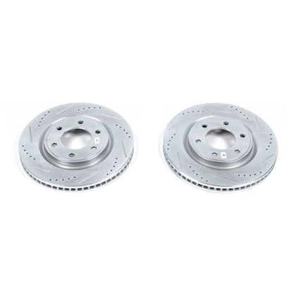 PowerStop Power Stop 11-13 Infiniti QX56 Front Evolution Drilled & Slotted Rotors - Pair