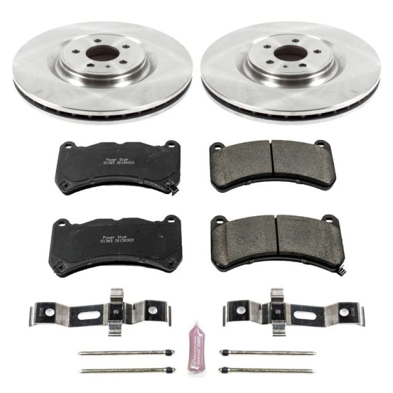 PowerStop Power Stop 13-14 Ford Mustang Front Autospecialty Brake Kit