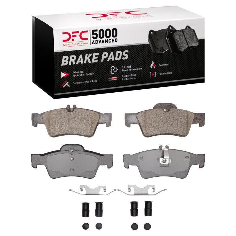 DFC 09-18 Mercedes-Benz SL550 Rear 5000 Advanced Ceramic Brake Pads and Hardware Kit