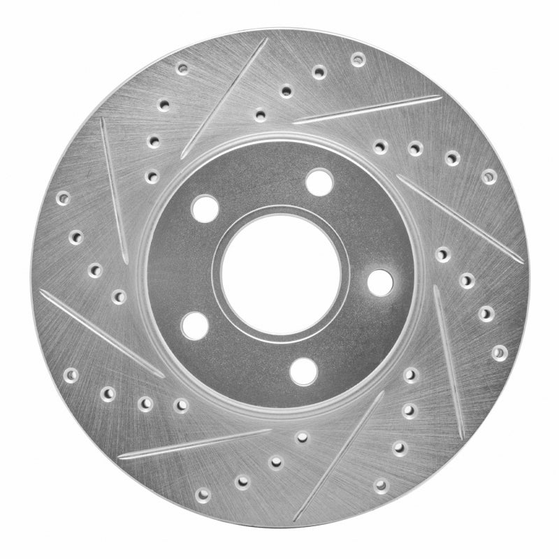 R1 Concepts R1 10-13 Ford Transit CONNECT Front Left Drilled & Slotted Silver Brake Rotor