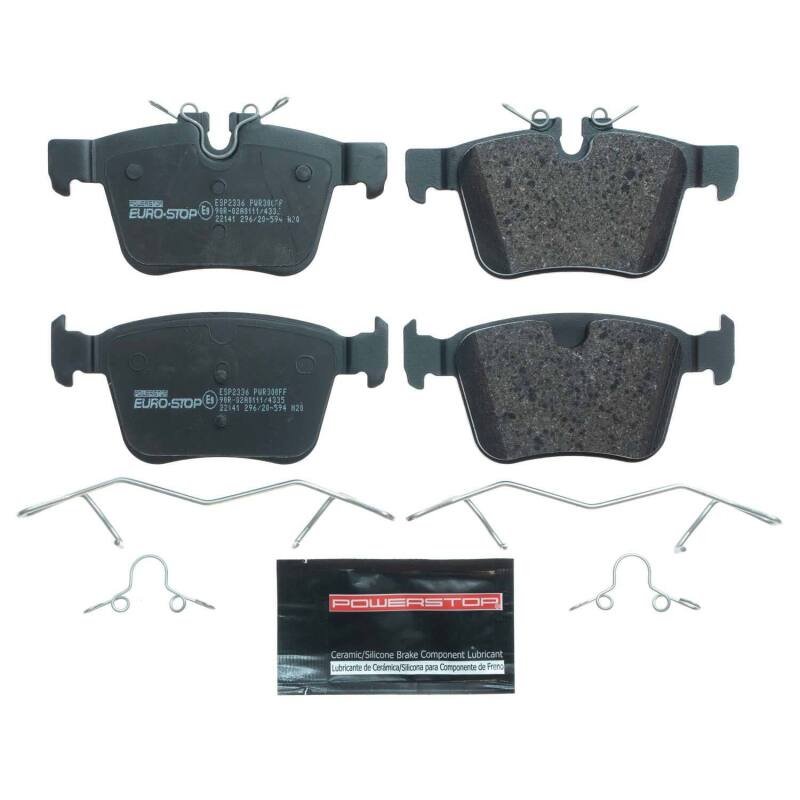 PowerStop Power Stop 16-19 Volvo XC90 Euro-Stop ECE-R90 Rear Brake Pads