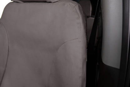Covercraft 17-24 Dodge RAM 5500 Polycotton SeatSaver Custom Front Row Seat Covers - Misty Grey