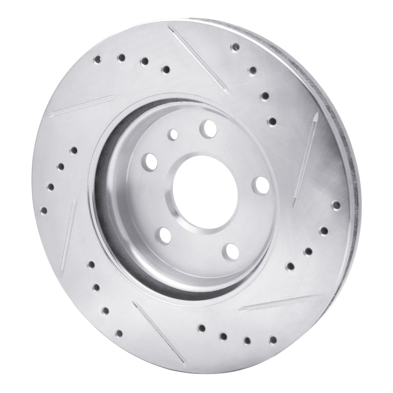 R1 Concepts R1 79-85 Volkswagen Type 2 Front Left Drilled & Slotted Silver Brake Rotor