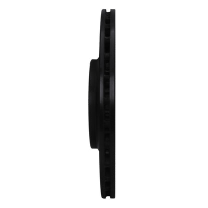 R1 Concepts R1 07-11 Audi S6 Rear Left Drilled & Slotted Black Brake Rotor