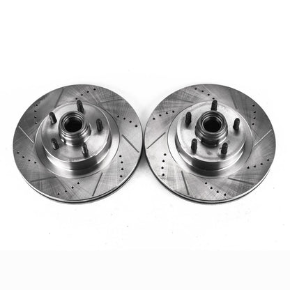 PowerStop Power Stop 01-03 Ford Explorer Sport Front Evolution Drilled & Slotted Rotors - Pair