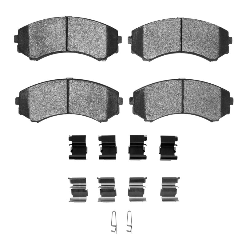 DFC 92-93 Mazda MPV Front 5000 Advanced Semi Metallic Brake Pads and Hardware Kit