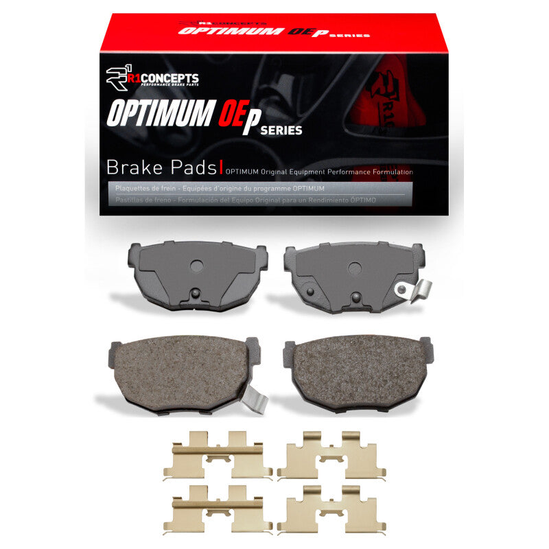 R1 Concepts R1 1981-1998 Nissan 240SX Rear R1 Optimum OE Pads & Hardware Kit