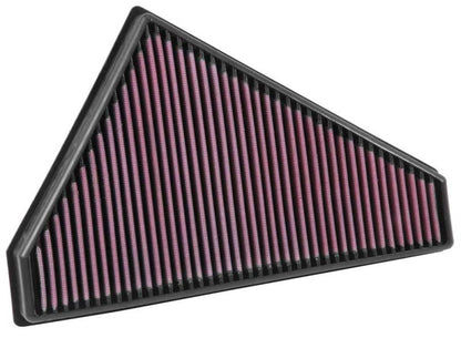 K&N Engineering K&N Replacement Panel Air Filter (Right Side) 2014-2015 Jaguar F-Type 3.0L/5.0L