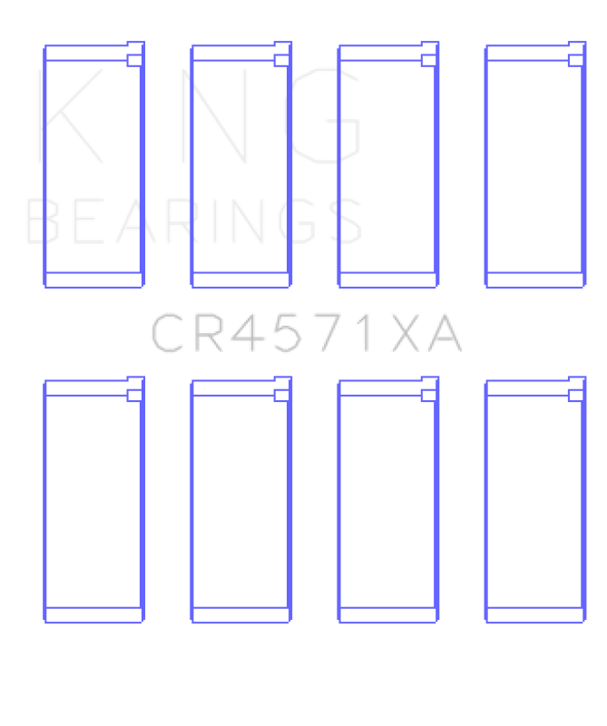 King Engine Bearings Mitsubishi 4D56 (Size +0.75mm) Connecting Rod Bearing Set