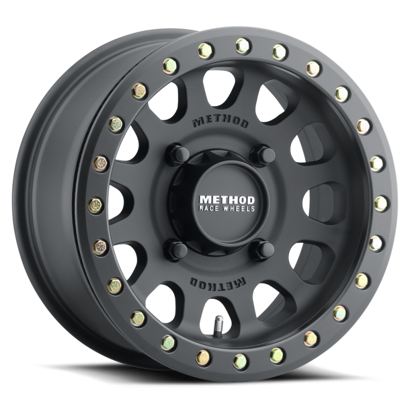Method Wheels Method MR401 UTV Beadlock 15x6 / 5+1/49mm Offset / 5x4.5 / 72mm CB Matte Black Wheel