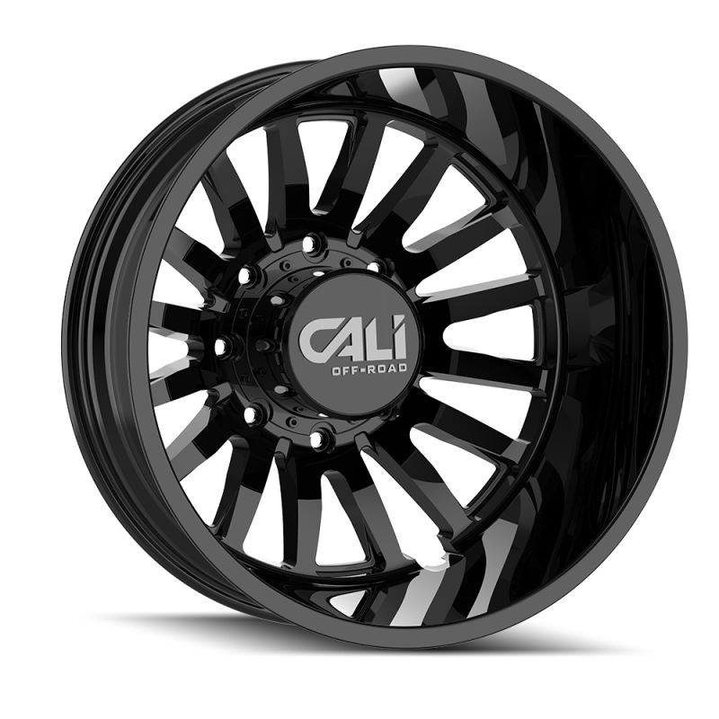 Cali Off-Road 9110D Summit Dually 22x8.25 / 8x165.1 BP / -192mm Offset / 121.3mm Hub Gls Blk Wheel