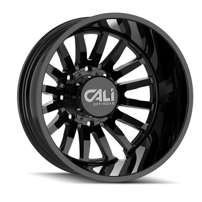 Cali Off-Road 9110D Summit Dually 22x8.25 / 8x165.1 BP / -192mm Offset / 121.3mm Hub Gls Blk Wheel