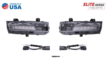 Diode Dynamics Elite Series Combination Fog Lamp for 18-21 Ford Mustang - Cool - White (Pair)