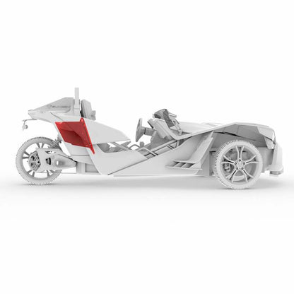 DS18 2015+ Polaris Slingshot Rear Subwoofer Enclosure Fits 10in Subwoofer (Subwoofer Not Included)