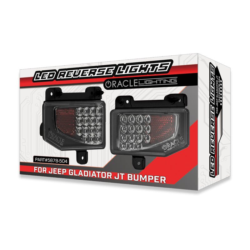 ORACLE Lighting Oracle Rear Bumper LED Reverse Lights for Jeep Gladiator JT - 6000K