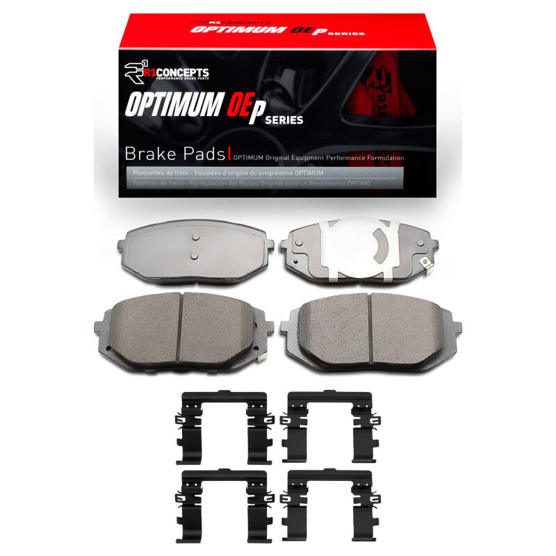 R1 Concepts R1 2022-2025 Hyundai Ioniq 5 Front R1 Optimum OE Pads & Hardware Kit